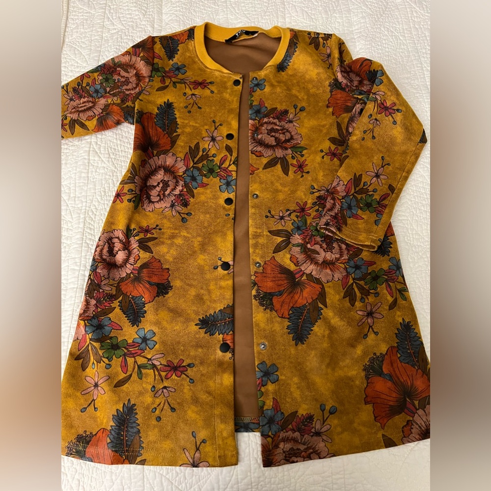 floral coat